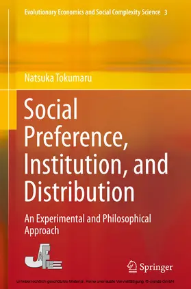 Tokumaru |  Social Preference, Institution, and Distribution | eBook | Sack Fachmedien