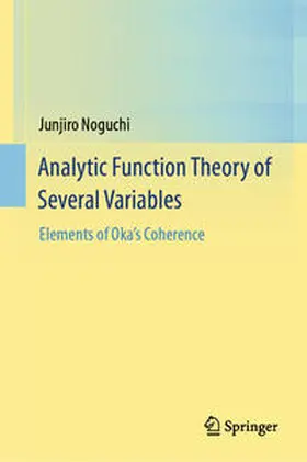Noguchi | Analytic Function Theory of Several Variables | E-Book | www.sack.de