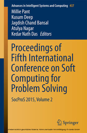 Pant / Deep / Bansal |  Proceedings of Fifth International Conference on Soft Computing for Problem Solving | eBook | Sack Fachmedien