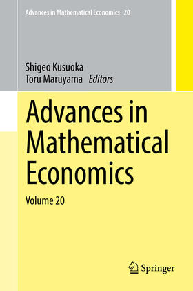 Kusuoka / Maruyama |  Advances in Mathematical Economics Volume 20 | eBook | Sack Fachmedien