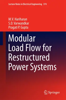 Hariharan / Varwandkar / Gupta |  Modular Load Flow for Restructured Power Systems | eBook | Sack Fachmedien