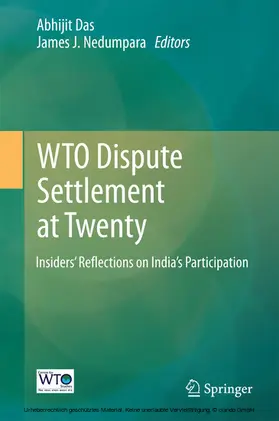 Das / Nedumpara |  WTO Dispute Settlement at Twenty | eBook | Sack Fachmedien