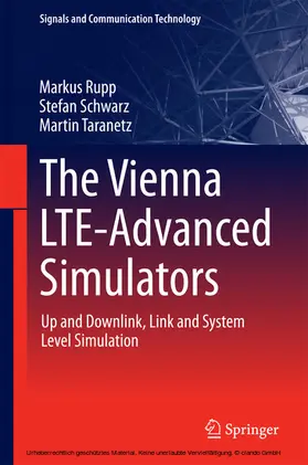 Rupp / Schwarz / Taranetz |  The Vienna LTE-Advanced Simulators | eBook | Sack Fachmedien