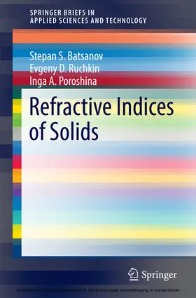 Batsanov / Ruchkin / Poroshina | Refractive Indices of Solids | E-Book | www.sack.de