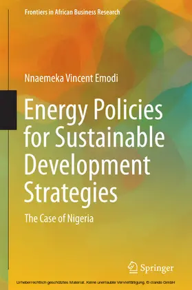 Emodi |  Energy Policies for Sustainable Development Strategies | eBook | Sack Fachmedien