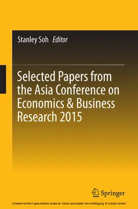 Soh |  Selected Papers from the Asia Conference on Economics & Business Research 2015 | eBook | Sack Fachmedien