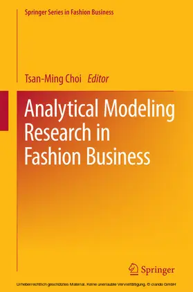 Choi | Analytical Modeling Research in Fashion Business | E-Book | sack.de