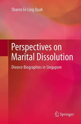 Quah |  Perspectives on Marital Dissolution | Buch |  Sack Fachmedien