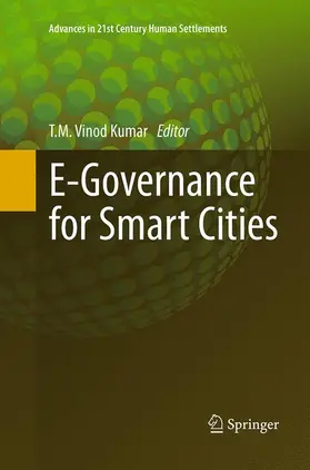 Vinod Kumar |  E-Governance for Smart Cities | Buch |  Sack Fachmedien