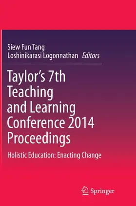 Logonnathan / Tang |  Taylor's 7th Teaching and Learning Conference 2014 Proceedings | Buch |  Sack Fachmedien