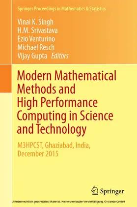 Singh / Srivastava / Venturino |  Modern Mathematical Methods and High Performance Computing in Science and Technology | eBook | Sack Fachmedien