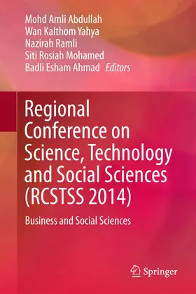 Abdullah / Yahya / Ramli |  Regional Conference on Science, Technology and Social Sciences (RCSTSS 2014) | eBook | Sack Fachmedien