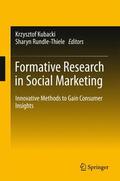 Rundle-Thiele / Kubacki |  Formative Research in Social Marketing | Buch |  Sack Fachmedien