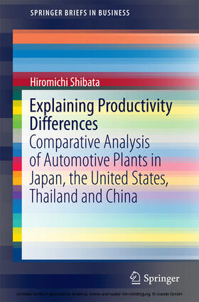 Shibata | Explaining Productivity Differences | E-Book | sack.de