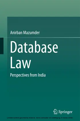 Mazumder | Database Law | E-Book | www.sack.de
