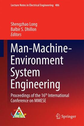 Dhillon / Long | Man-Machine-Environment System Engineering | Buch | 978-981-10-2322-4 | sack.de