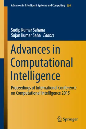 Sahana / Saha |  Advances in Computational Intelligence | eBook | Sack Fachmedien