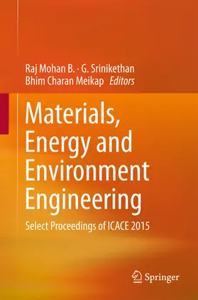 Mohan B. / Srinikethan / Meikap | Materials, Energy and Environment Engineering | E-Book | www.sack.de