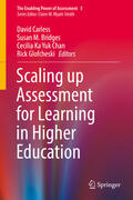 Carless / Bridges / Chan |  Scaling up Assessment for Learning in Higher Education | eBook | Sack Fachmedien