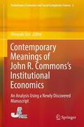 Uni |  Contemporary Meanings of John R. Commons¿s Institutional Economics | Buch |  Sack Fachmedien