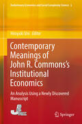 Uni |  Contemporary Meanings of John R. Commons’s Institutional Economics | eBook | Sack Fachmedien