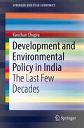 Chopra |  Development and Environmental Policy in India | Buch |  Sack Fachmedien