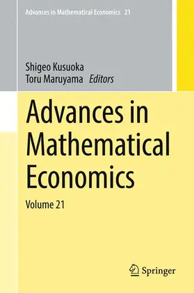 Maruyama / Kusuoka |  Advances in Mathematical Economics | Buch |  Sack Fachmedien