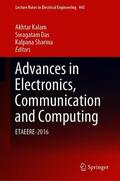 Kalam / Das / Sharma |  Advances in Electronics, Communication and Computing | Buch |  Sack Fachmedien