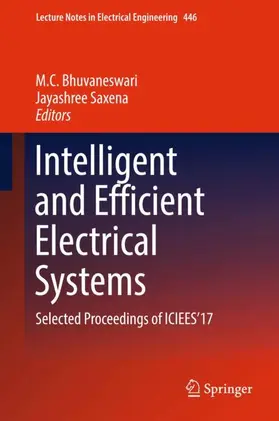 Saxena / Bhuvaneswari |  Intelligent and Efficient Electrical Systems | Buch |  Sack Fachmedien