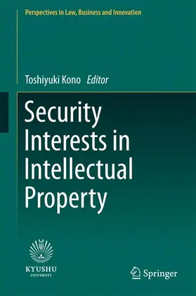 Kono |  Security Interests in Intellectual Property | Buch |  Sack Fachmedien