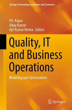 Kapur / Kumar / Verma | Quality, IT and Business Operations | E-Book | sack.de