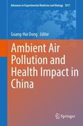 Dong |  Ambient Air Pollution and Health Impact in China | Buch |  Sack Fachmedien