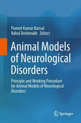 Bansal / Deshmukh |  Animal Models of Neurological Disorders | Buch |  Sack Fachmedien