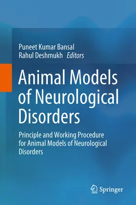Bansal / Deshmukh |  Animal Models of Neurological Disorders | eBook | Sack Fachmedien