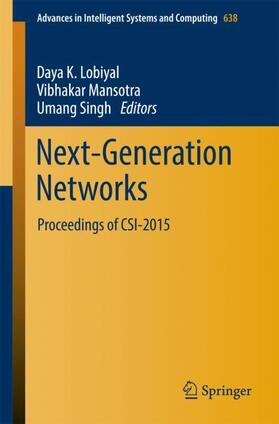 Lobiyal / Singh / Mansotra |  Next-Generation Networks | Buch |  Sack Fachmedien