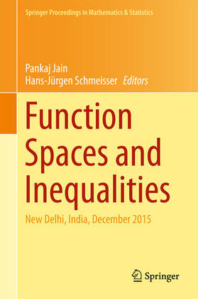 Jain / Schmeisser |  Function Spaces and Inequalities | eBook | Sack Fachmedien