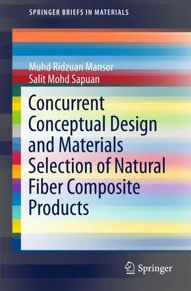 Mansor / Mohd Sapuan |  Concurrent Conceptual Design and Materials Selection of Natural Fiber Composite Products | Buch |  Sack Fachmedien