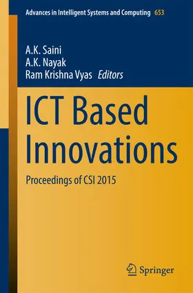 Saini / Nayak / Vyas |  ICT Based Innovations | eBook | Sack Fachmedien
