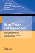 Li / Xu / Yang |  Game Theory and Applications | Buch |  Sack Fachmedien