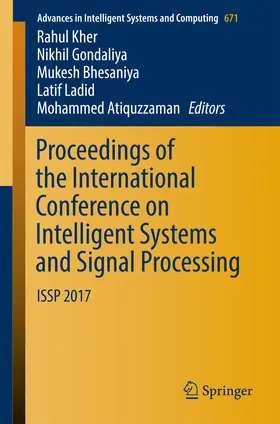 Kher / Gondaliya / Bhesaniya | Proceedings of the International Conference on Intelligent Systems and Signal Processing | E-Book | sack.de