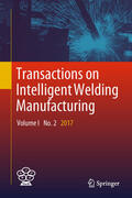 Chen / Zhang / Feng |  Transactions on Intelligent Welding Manufacturing | eBook | Sack Fachmedien
