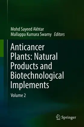 Akhtar / Swamy |  Anticancer Plants: Natural Products and Biotechnological Implements | Buch |  Sack Fachmedien