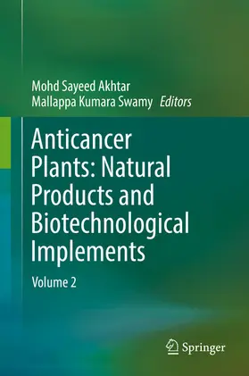 Akhtar / Swamy |  Anticancer Plants: Natural Products and Biotechnological Implements | eBook | Sack Fachmedien