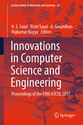 Saini / Sayal / Govardhan |  Innovations in Computer Science and Engineering | eBook | Sack Fachmedien