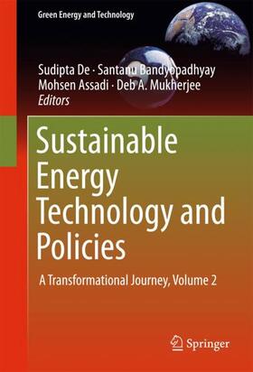 De / Mukherjee / Bandyopadhyay |  Sustainable Energy Technology and Policies | Buch |  Sack Fachmedien