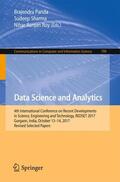 Panda / Roy / Sharma |  Data Science and Analytics | Buch |  Sack Fachmedien
