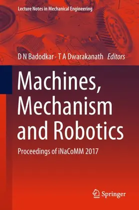 Dwarakanath / Badodkar |  Machines, Mechanism and Robotics | Buch |  Sack Fachmedien
