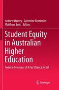 Harvey / Brett / Burnheim |  Student Equity in Australian Higher Education | Buch |  Sack Fachmedien