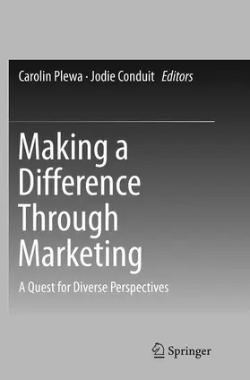 Plewa / Conduit |  Making a Difference Through Marketing | Buch |  Sack Fachmedien