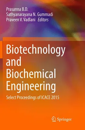 B. D. / Vadlani / Gummadi |  Biotechnology and Biochemical Engineering | Buch |  Sack Fachmedien